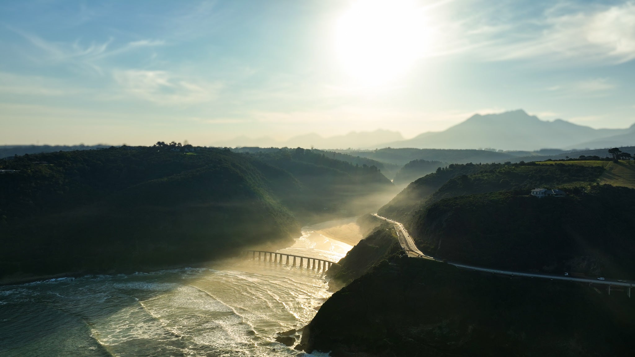 Sunset Over the Crossing"